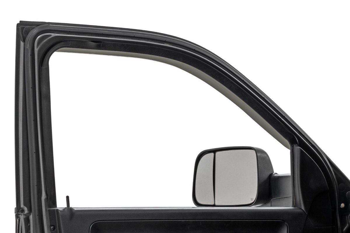Ram 2500 Side Window Deflectors - Rough Country - Tape On Rain Guard ...