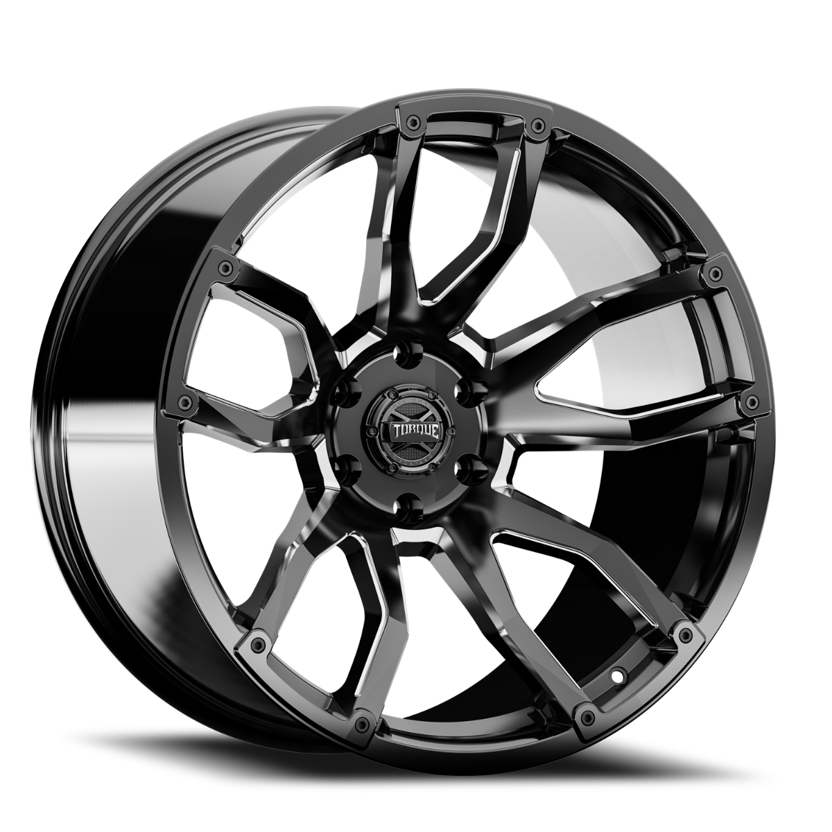 Wheels - Rough Country - Torque TW403 Impact SB - Gloss Black with ...