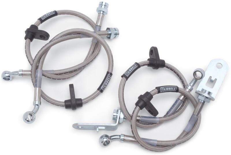 GMC Yukon 1500 Brake Line Kit - Russell - DOT, Stainless Steel Braided, 6in Lift - `00-`06