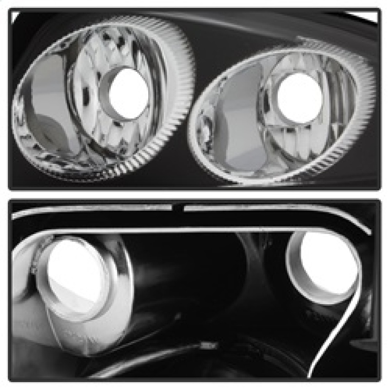 Audi A4 Tail Lights - SPYDER - Euro Style - Black - `02-`05