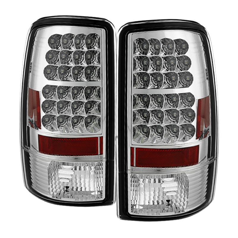 Chevrolet Tahoe LED Tail Lights - SPYDER - Chrome - `00-`06