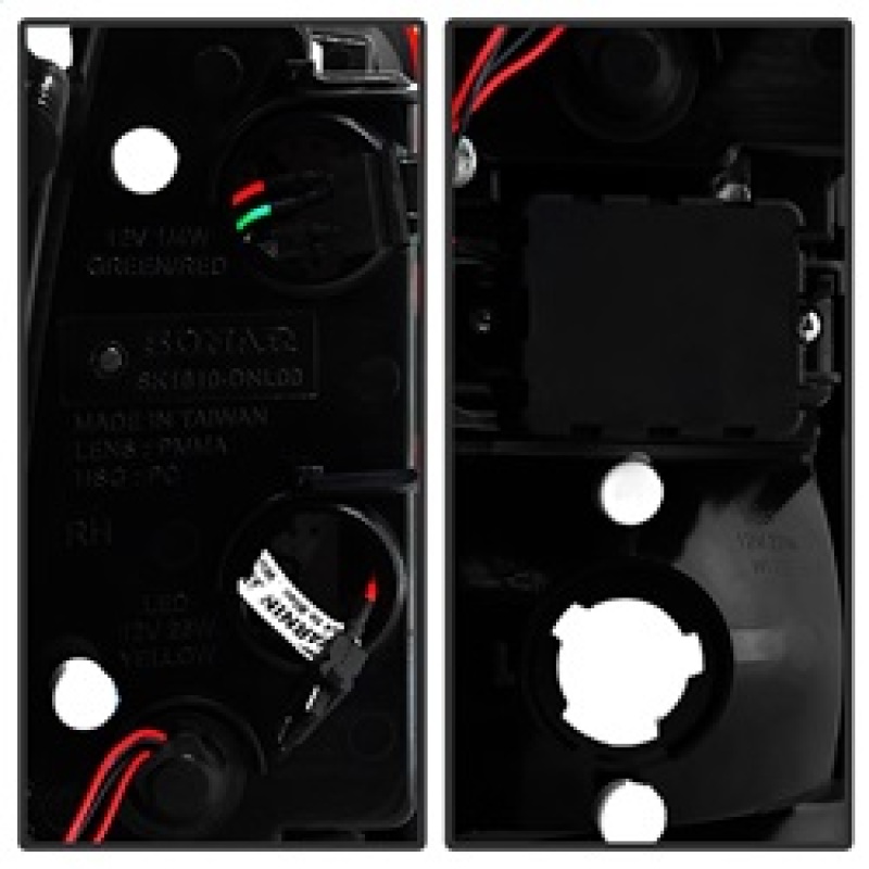 Chevrolet Tahoe LED Tail Lights - SPYDER - Red/Clear - `00-`06