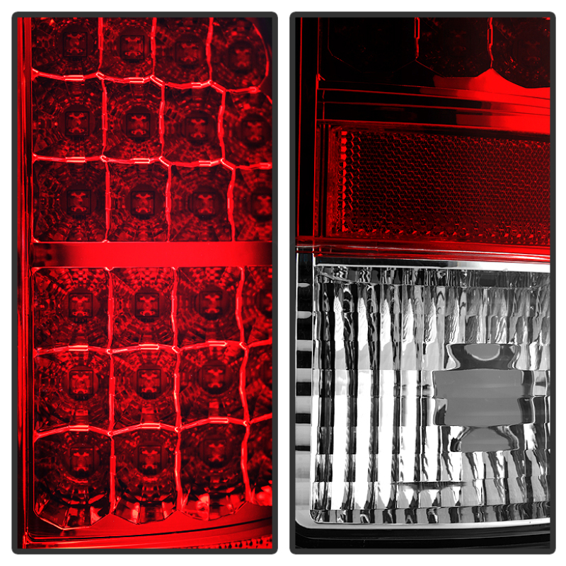 Chevrolet Tahoe LED Tail Lights - SPYDER - Red/Clear - `00-`06