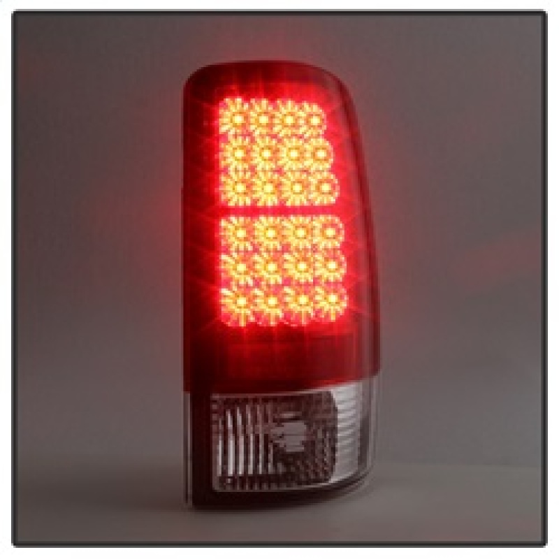 Chevrolet Tahoe LED Tail Lights - SPYDER - Red/Clear - `00-`06