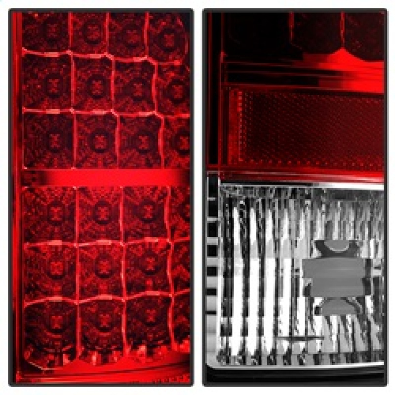 Chevrolet Tahoe LED Tail Lights - SPYDER - Red/Clear - `00-`06