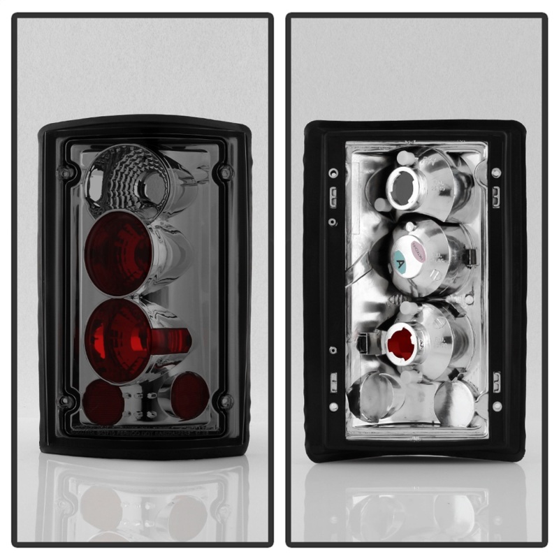 Ford Excursion Tail Lights - SPYDER - Euro Style - Smoke - `00-`06