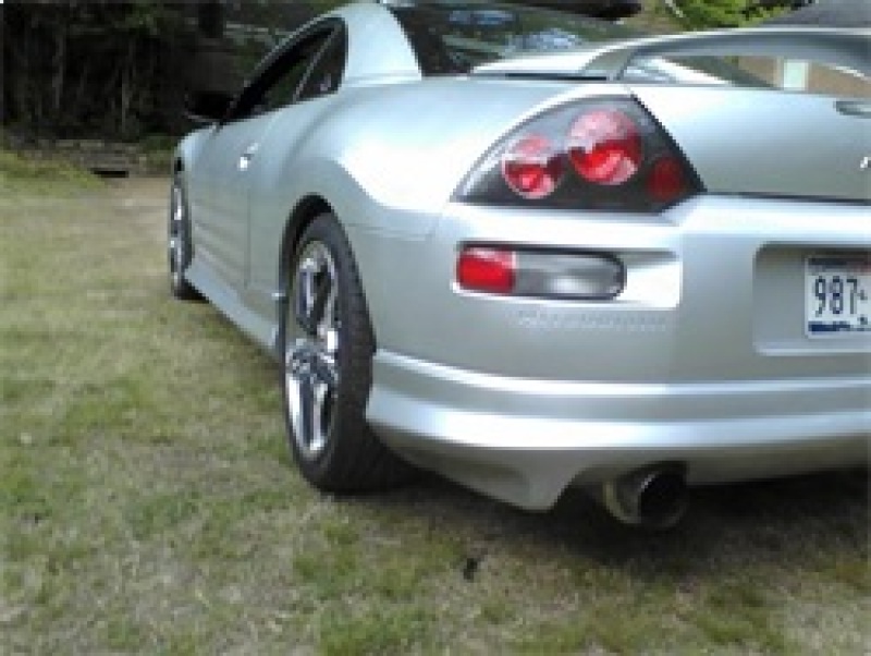 Mitsubishi Eclipse Tail Lights - SPYDER - Euro Style - Black - `00-`02