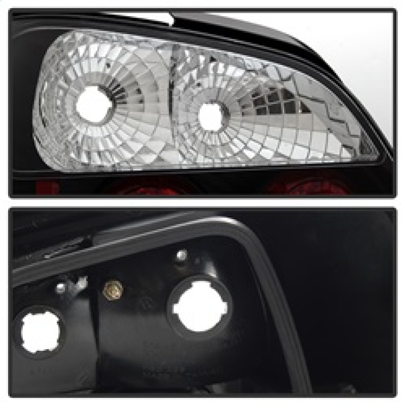 Subaru Impreza Tail Lights - SPYDER - Euro Style - Black - `02-`03