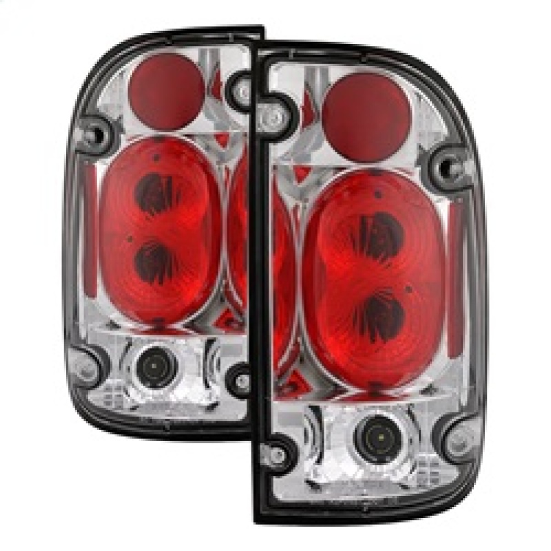 Toyota Tacoma Euro Tail Lights - SPYDER - Euro Style - Chrome - `01-`04