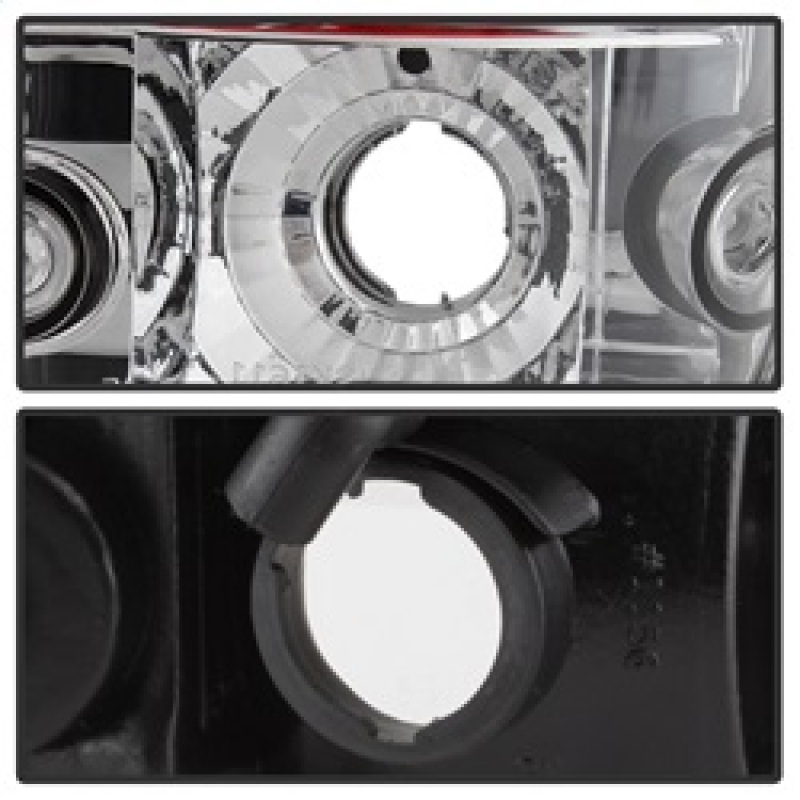 Toyota Tacoma Euro Tail Lights - SPYDER - Euro Style - Chrome - `01-`04