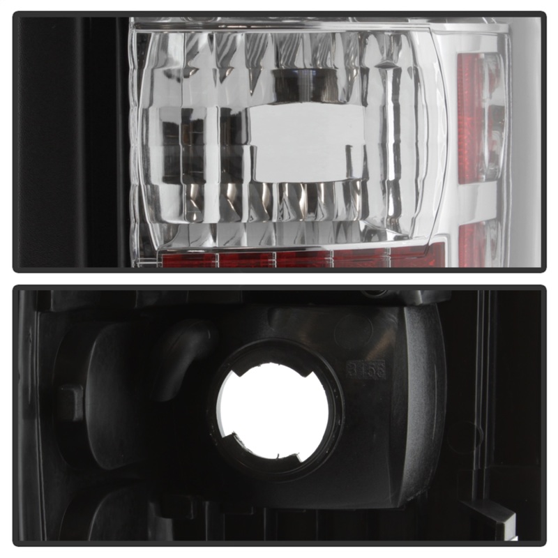 Dodge Ram 1500 Tail Lights - Rear - SPYDER - xTune Euro Style - Chrome - `94-`01