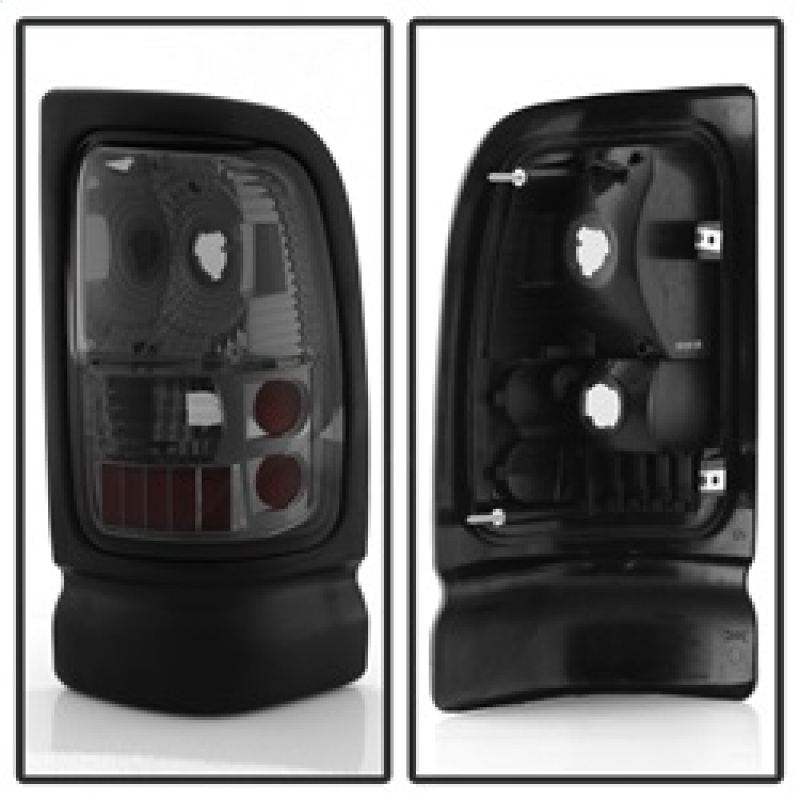 Dodge Ram 3500 Tail Lights - Rear - SPYDER - xTune Euro Style - Smoke - `94-`01