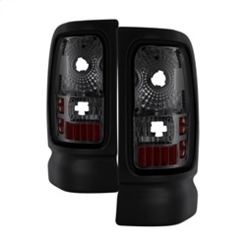 Dodge Ram 3500 Tail Lights - Rear - SPYDER - xTune Euro Style - Smoke - `94-`01