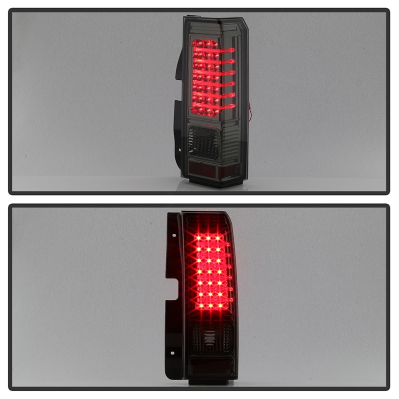 Hummer H3 Tail Lights - Rear - SPYDER - xTune LED - Smoke - `06-`09