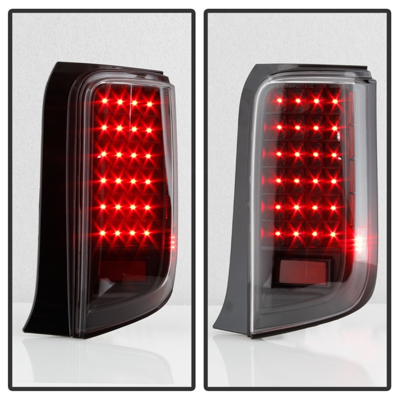 Scion xB Tail Lights - Rear - SPYDER - xTune LED - Black - `08-`10