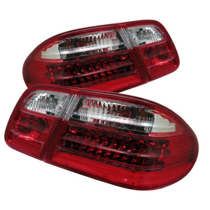 Mercedes-Benz E-Class Tail Lights - Rear - SPYDER - xTune LED - Red/Clear - `96-`02