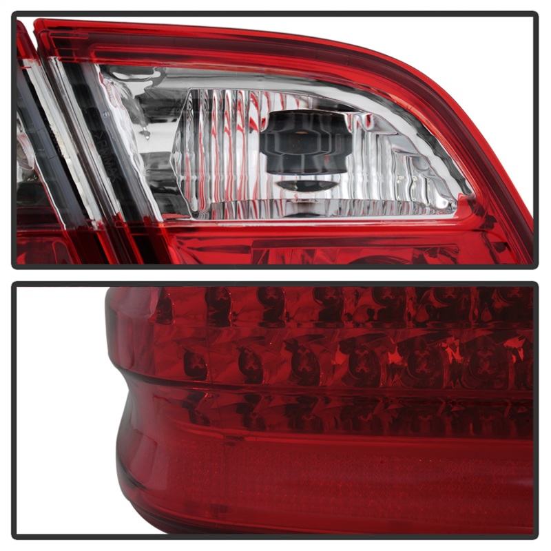 Mercedes-Benz E-Class Tail Lights - Rear - SPYDER - xTune LED - Red/Clear - `96-`02