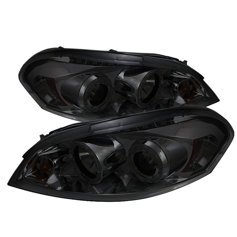 Chevrolet Impala Headlights - SPYDER - Projector LED Halo - Smoke - `06-`13