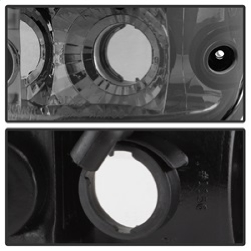 Toyota Tacoma Euro Tail Lights - SPYDER - Smoke - `01-`04