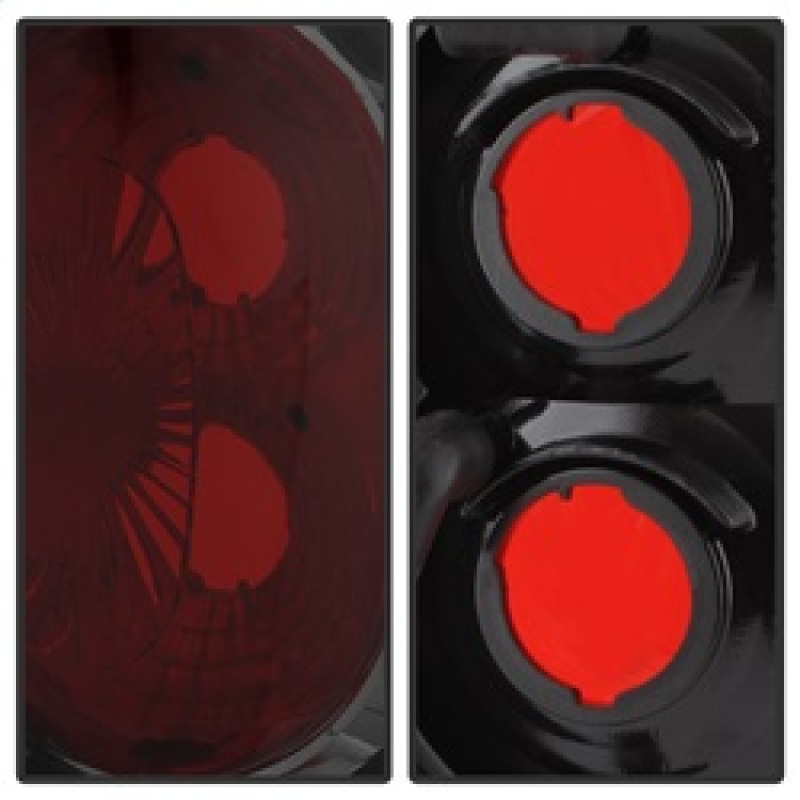 Toyota Tacoma Euro Tail Lights - SPYDER - Smoke - `01-`04
