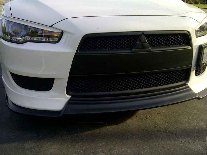 Mitsubishi Evolution Headlights - SPYDER - Projector, LED Halo, DRL - Black - `08-`14