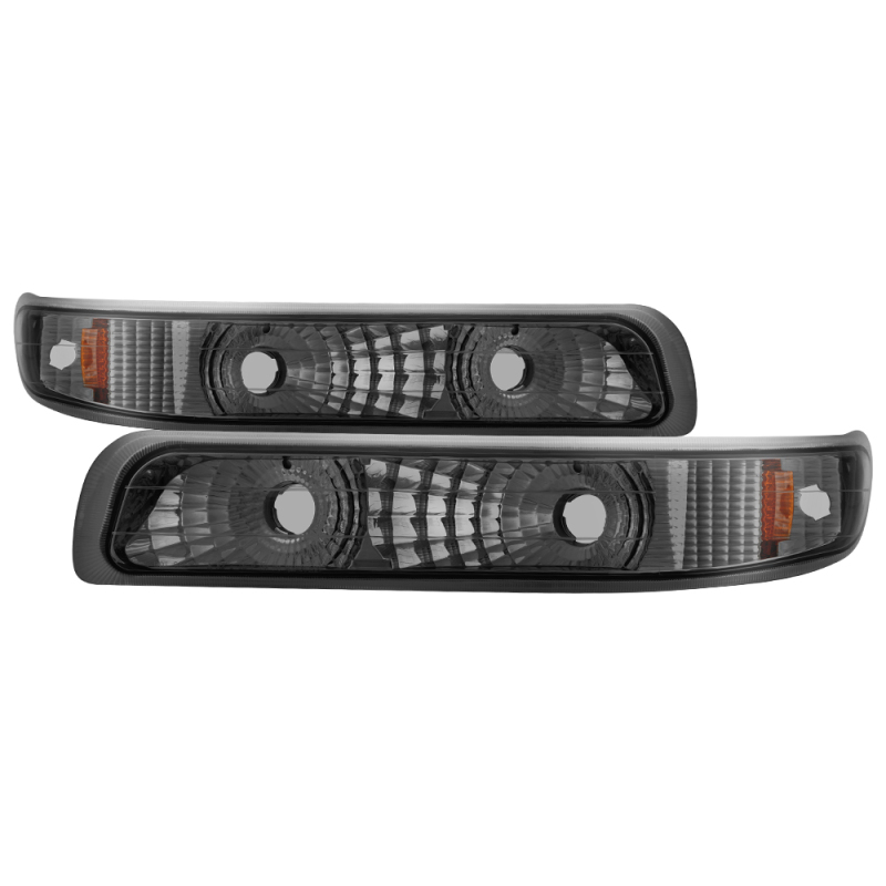 Chevrolet Silverado Bumper Lights - SPYDER - xTune Amber Reflector - Smoke - `99-`02