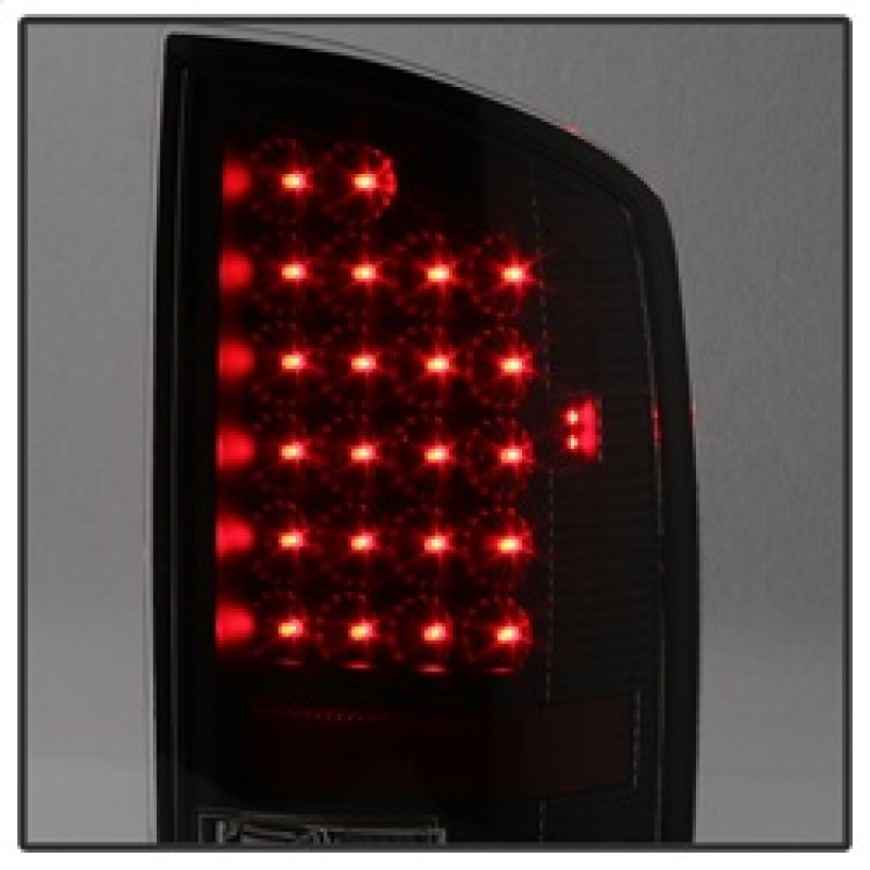Dodge Ram 1500 Tail Lights - Rear - SPYDER - xTune LED - Black Housing, Clear Lens - `02-`06
