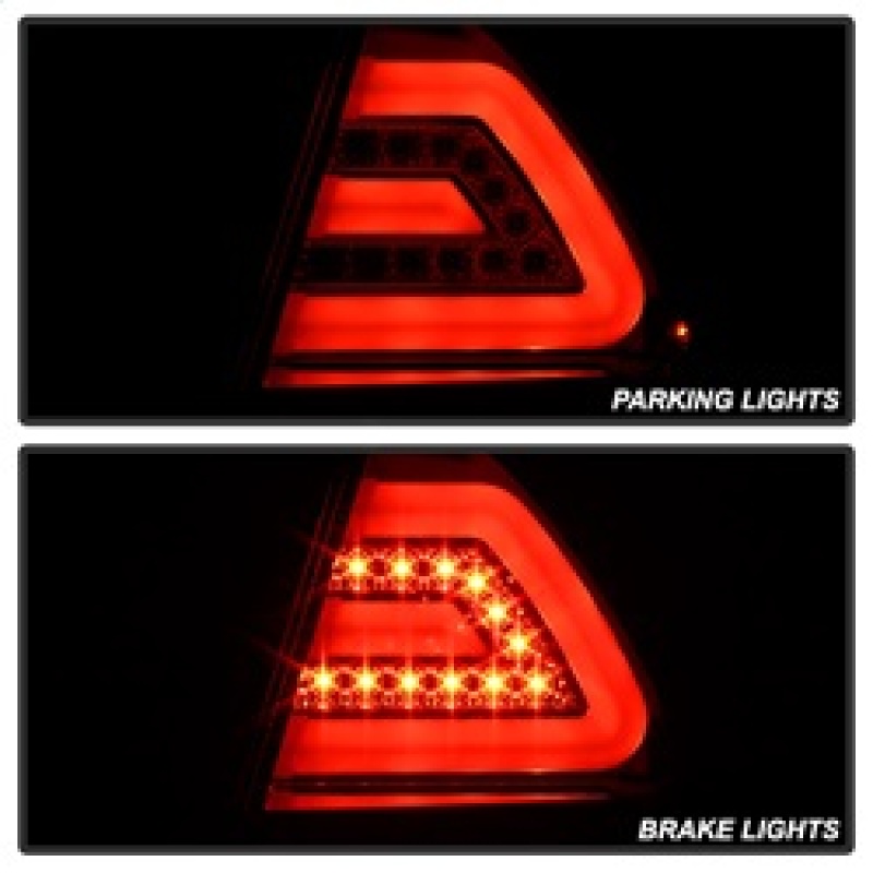 Chevrolet Impala LED Tail Lights - SPYDER - Red Clear - `06-`13