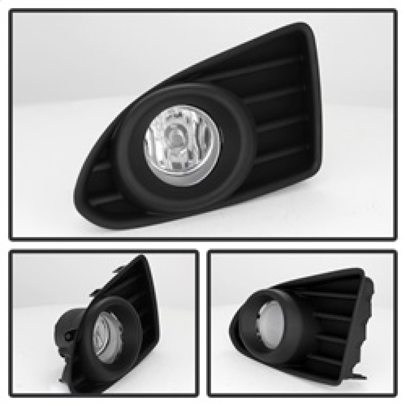 Scion IQ Fog Lights - SPYDER - OEM w/Switch - Clear - `12-`13