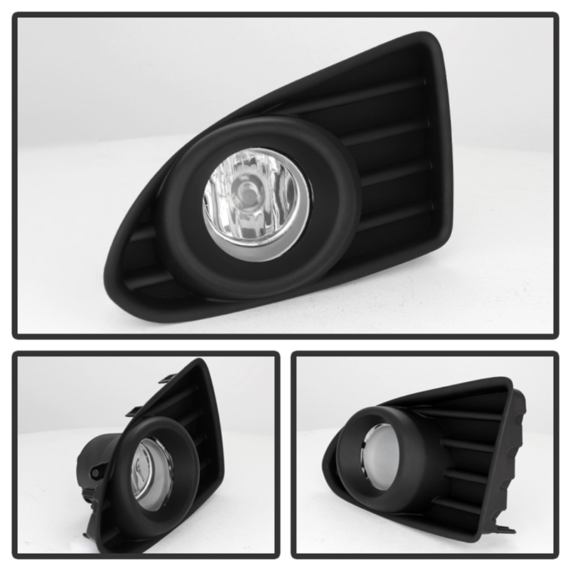 Scion IQ Fog Lights - SPYDER - OEM w/Switch - Clear - `12-`13