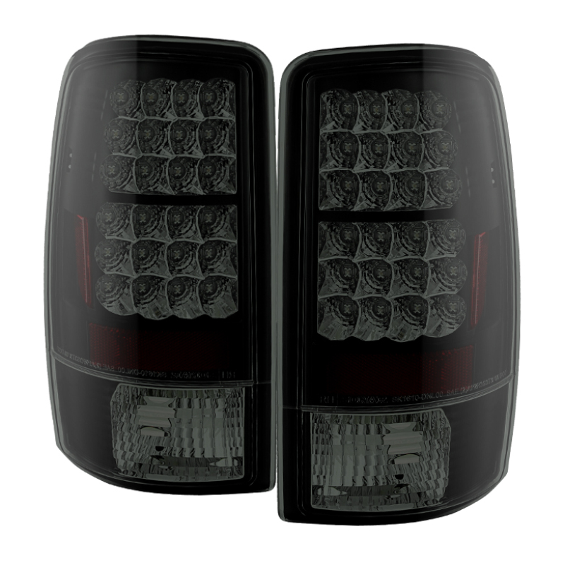 Chevrolet Tahoe LED Tail Lights - SPYDER - Black Smoke - `00-`06