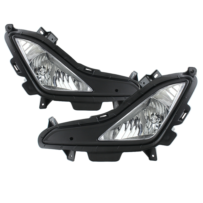 Hyundai Elantra Fog Lights - SPYDER - OEM Style W/Switch - Clear - `14-`27