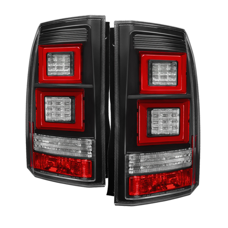 Land Rover LR4 Tail Lights - Rear - SPYDER - Light Bar LED - Black - `10-`14