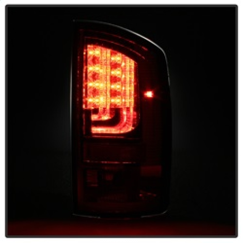 Dodge Ram 1500 LED Tail Lights - SPYDER - Version 2 - Red Clear - `02-`06