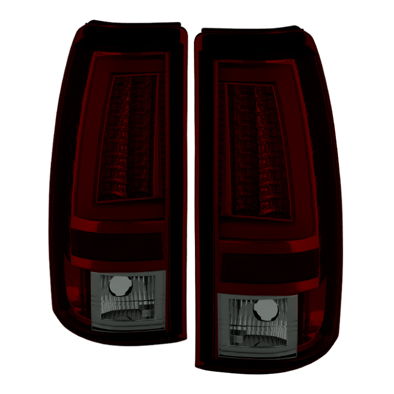 Chevrolet Silverado 1500 LED Tail Lights - SPYDER - Version 2 - Red Smoke - `03-`06