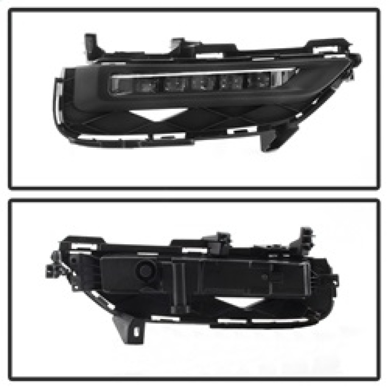 Honda Accord Coupe Fog Lights - SPYDER - OEM LED w/Switch - Clear - `16-`17