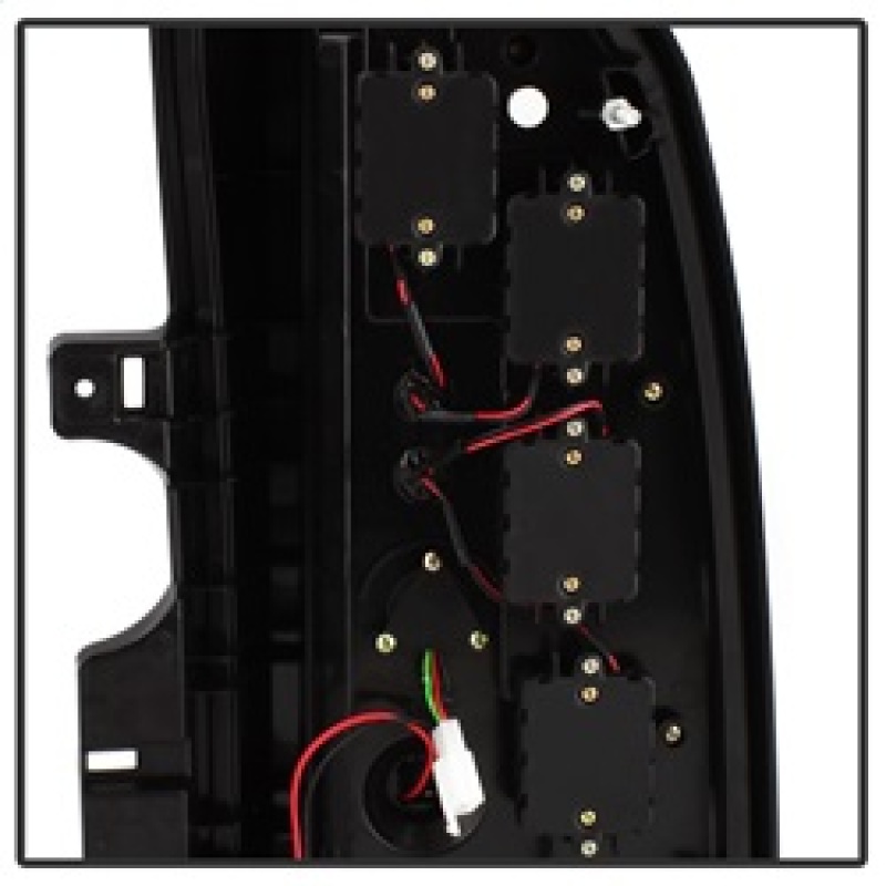 Chevrolet Suburban LED Tail Lights - SPYDER - Light Bar - Black - `15-`17