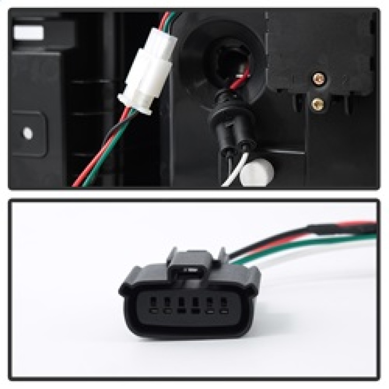 Chevrolet Tahoe LED Tail Lights - SPYDER - Light Bar - Black - `15-`17