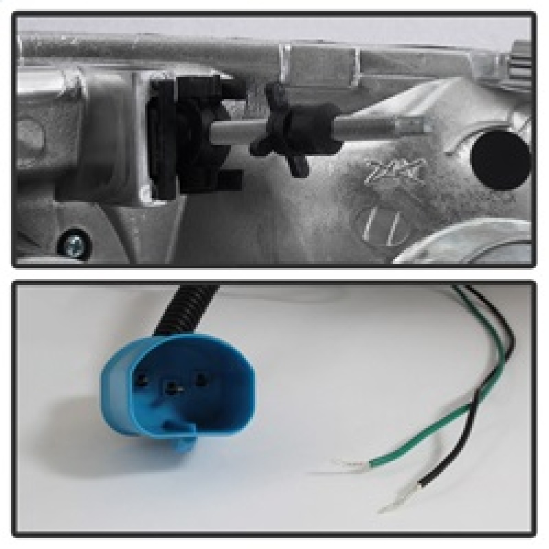 Ford F-150 Headlight Set - SPYDER - Version 2 - Light Bar DRL - Chrome - `97-`03