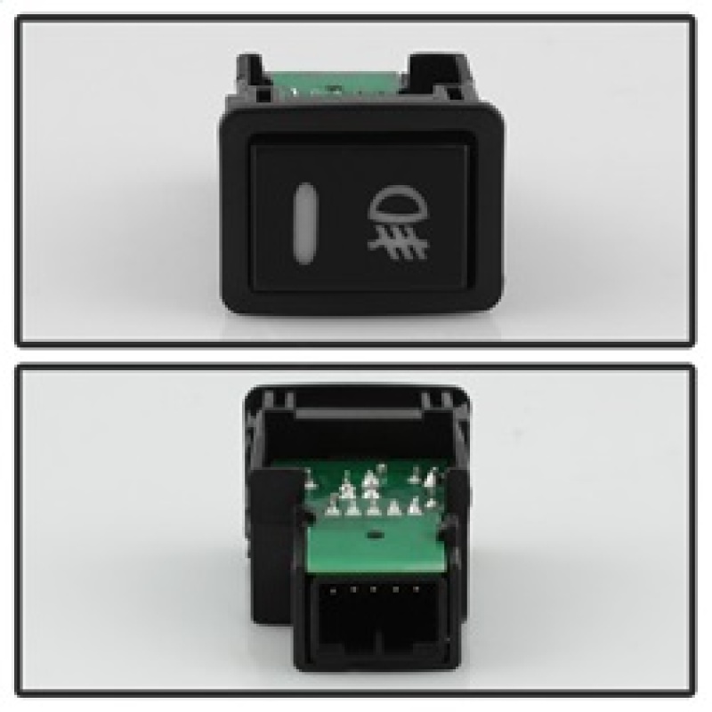 Nissan Rogue Fog Lights - SPYDER - OEM w/Switch - Clear - `17-`18