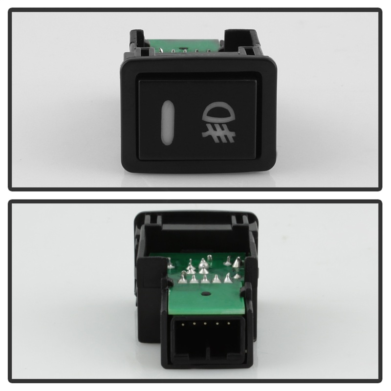 Nissan Rogue Fog Lights - SPYDER - OEM w/Switch - Clear - `17-`18