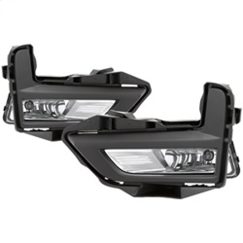 Nissan Rogue Fog Lights - SPYDER - OEM w/Switch - Clear - `17-`18