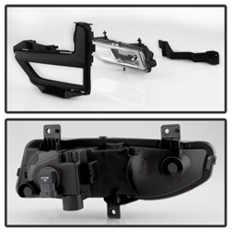 Nissan Rogue Fog Lights - SPYDER - OEM w/Switch - Clear - `17-`18