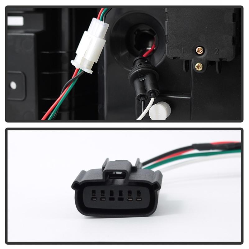 Chevrolet Tahoe LED Tail Lights - SPYDER - Light Bar - Black Smoke - `15-`17