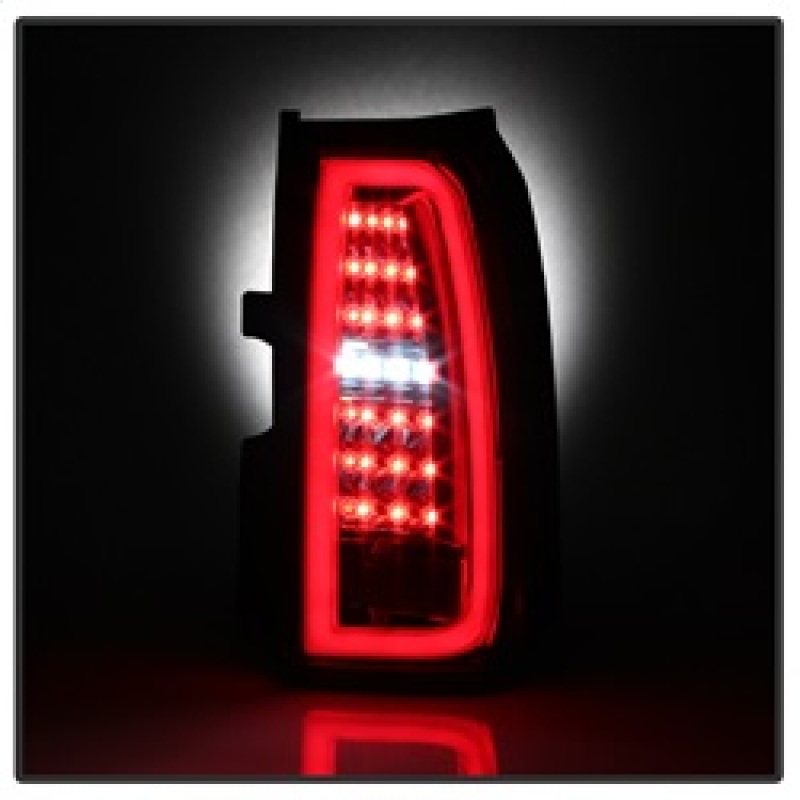 Chevrolet Tahoe Tail Lights - SPYDER - LED - Red Clear - `15-`17