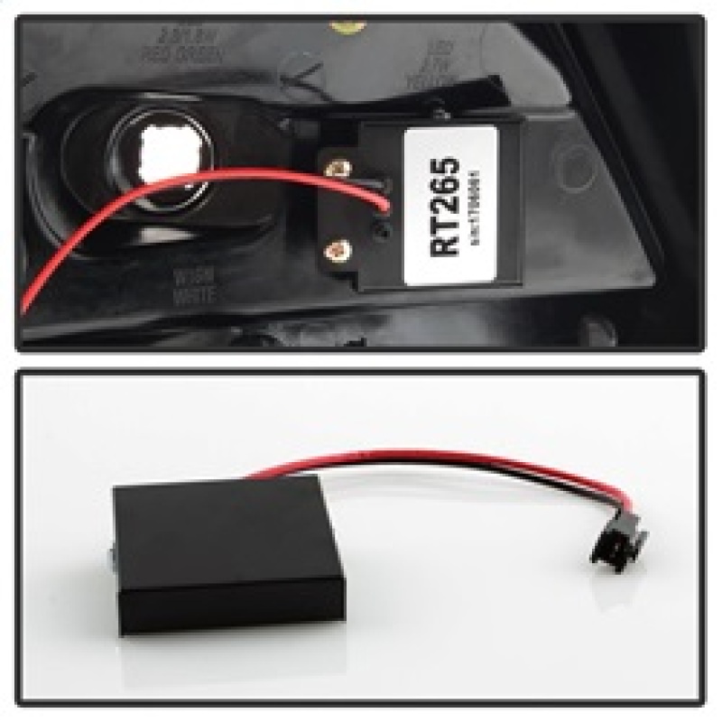 Ford Focus LED Tail Lights - SPYDER - Black - `12-`14