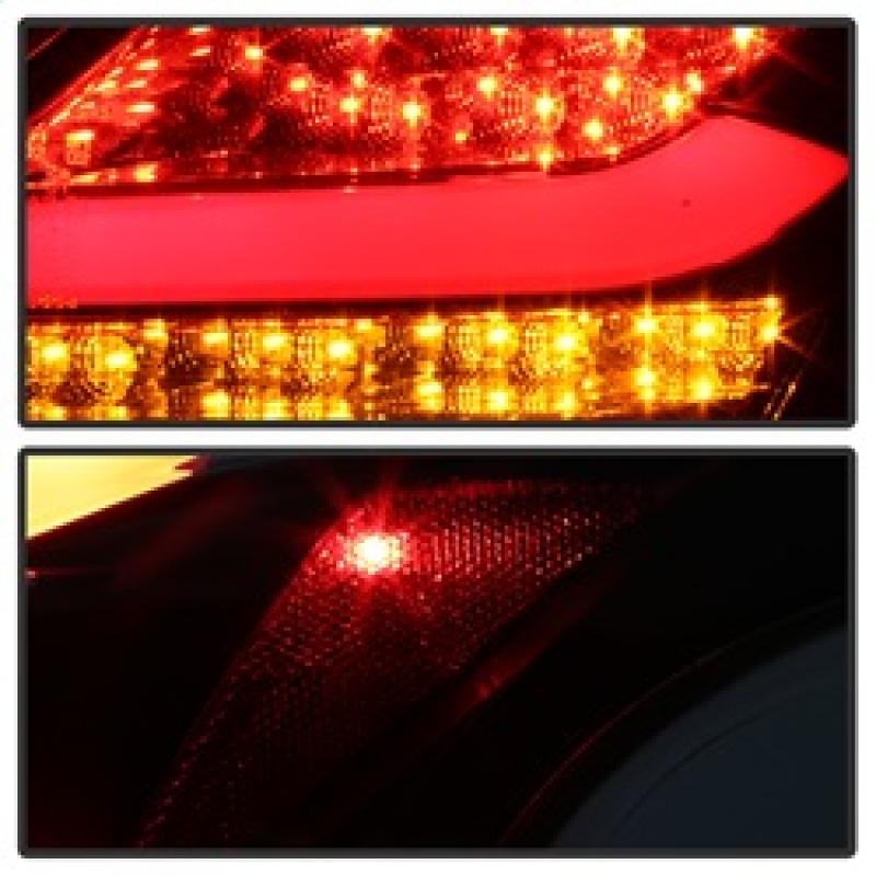 Ford Focus LED Tail Lights - SPYDER - Black - `12-`14