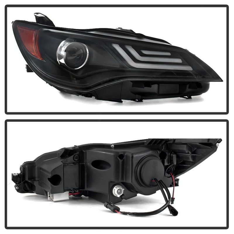 Toyota Camry Headlights - SPYDER - Projector - Black - `15-`17