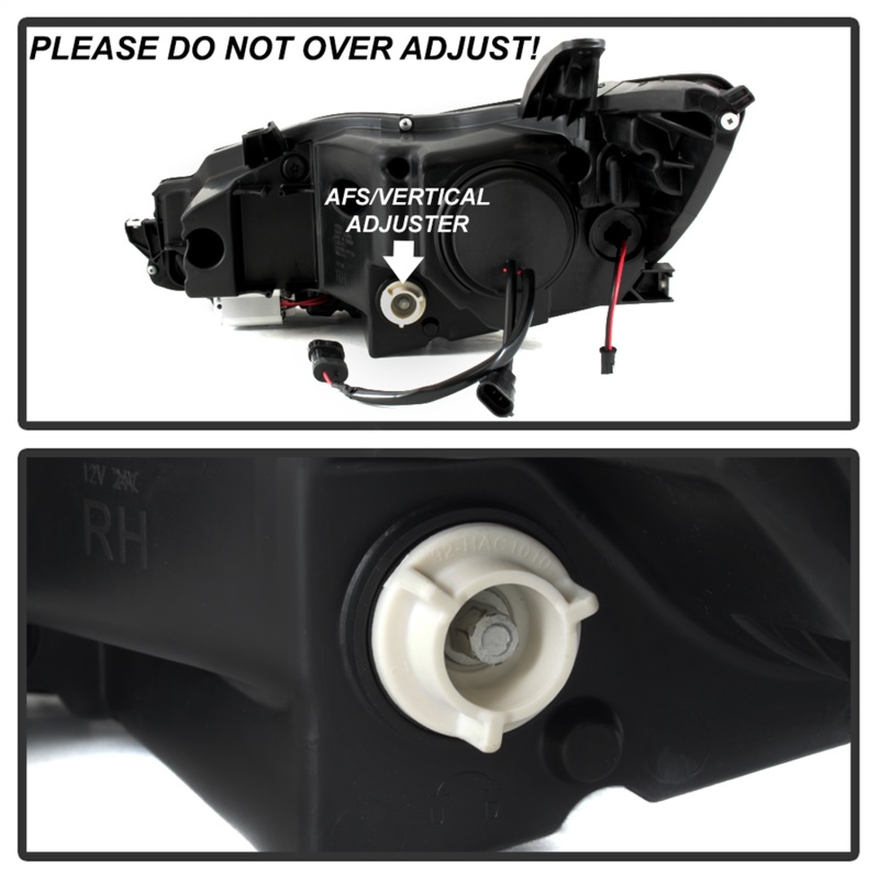 Toyota Camry Headlights - SPYDER - Projector - Black - `15-`17