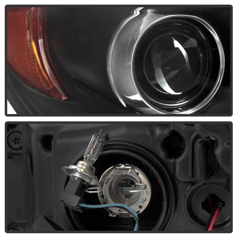 Toyota Camry Headlights - SPYDER - Projector - Black - `15-`17